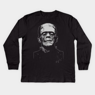 Frankenstein Kids Long Sleeve T-Shirt